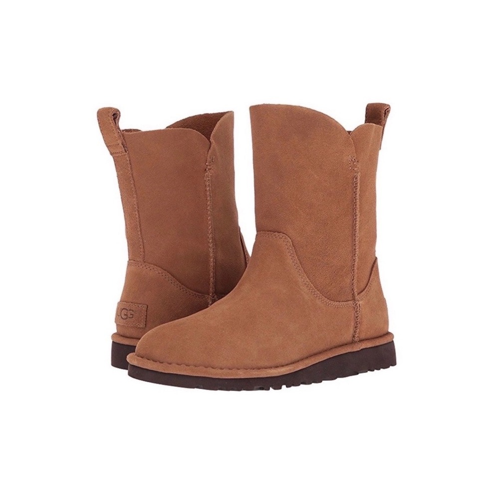 UGG ALIDA CHESNUT SUEDE BOOTS 1017533 Mid-Calf Slouch Boot Size 9 Authentic